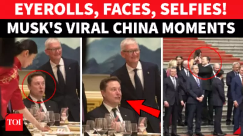 Elon Musk's China Visit Goes Viral: Eye Rolls, Funny Faces, Tourist Poses Steal Show