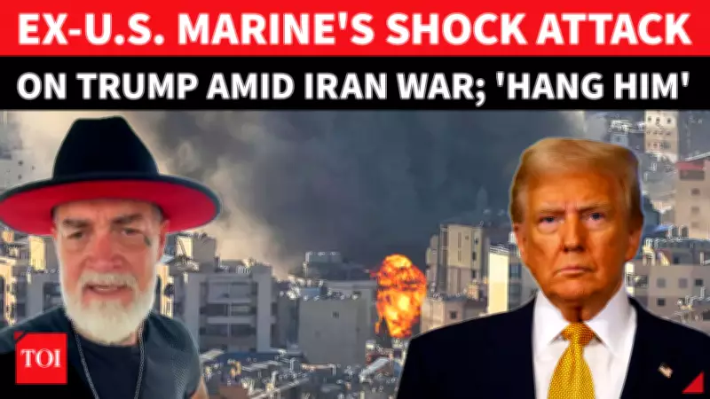 Ex-US Marine Demands Trump Be Hanged Over Iran War Stance
