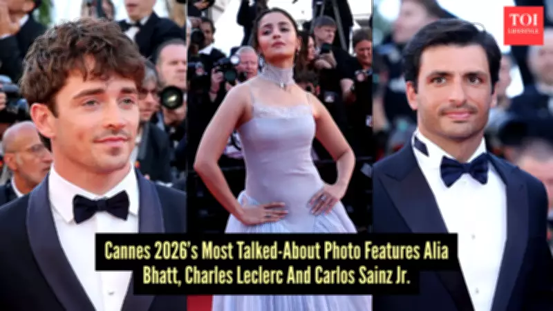 F1 Stars Charles Leclerc and Carlos Sainz Steal the Show at Cannes 2026 with Alia Bhatt