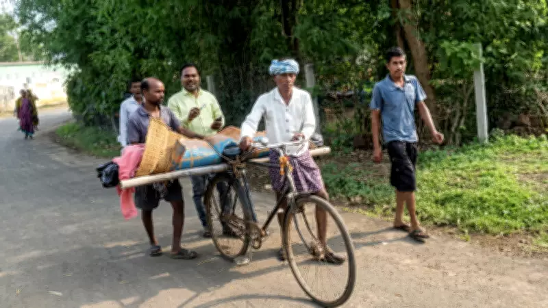 Family carries murdered woman's body on bicycle 15 km to protest police inaction in Odisha
