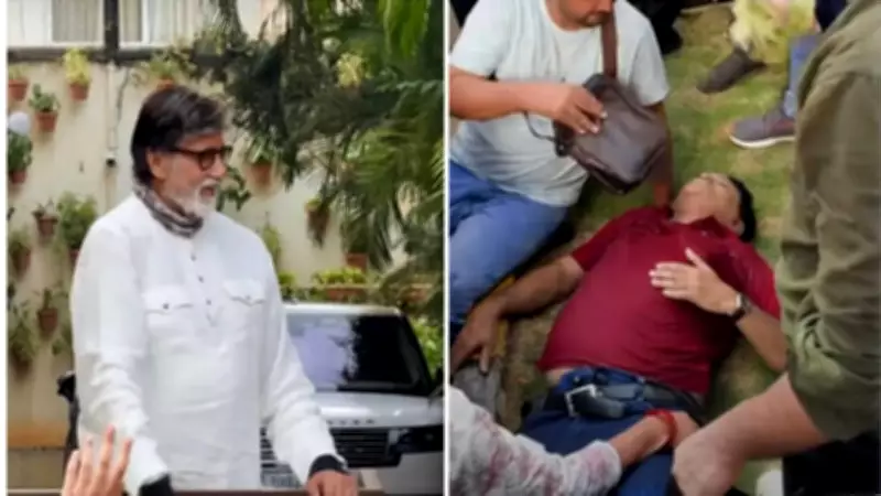 Fan Faints During Amitabh Bachchan's Sunday Darshan at Jalsa
