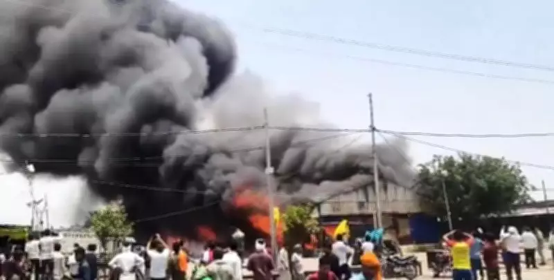 Fire at Kanpur Vegetable Market Gutters 44 Shops, Losses Over Rs 2 Crore