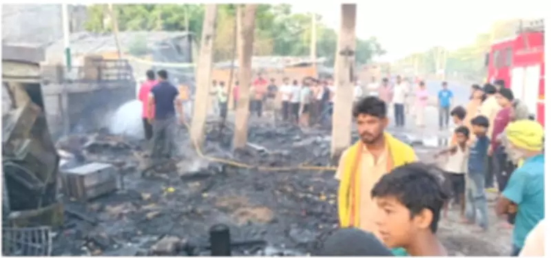 Fire Breaks Out at Kapurthala Fruit Market, 7 Shops Gutted