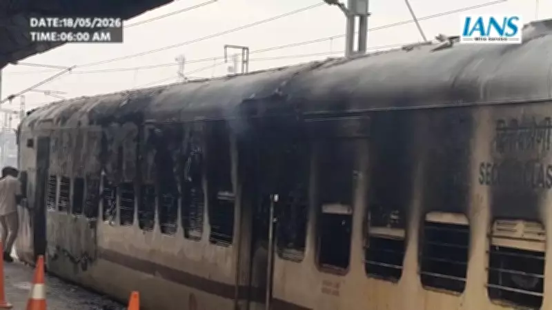 Fire on Sasaram-Patna Passenger Train Due to Short Circuit, No Injuries Reported