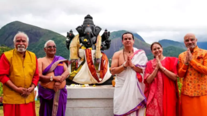 First Lord Ganesha Idol in Latin America Receives Pran Pratishtha in Brazil