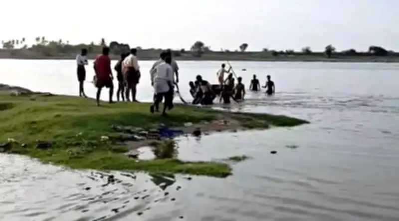 Five drown in Tungabhadra River at Mantralaya, including boy and father
