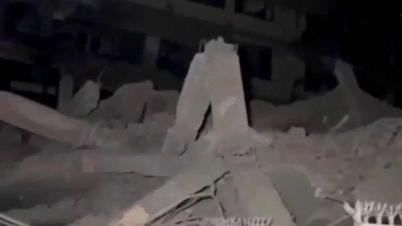 Five-Storey Building Collapses in Delhi's Mehrauli Area, Emergency Response Launched