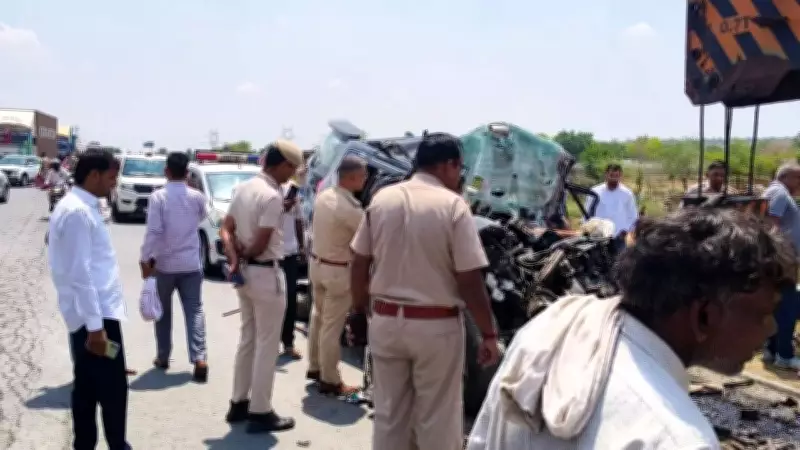 Five UP Police Personnel Killed in SUV Crash on KMP Expressway