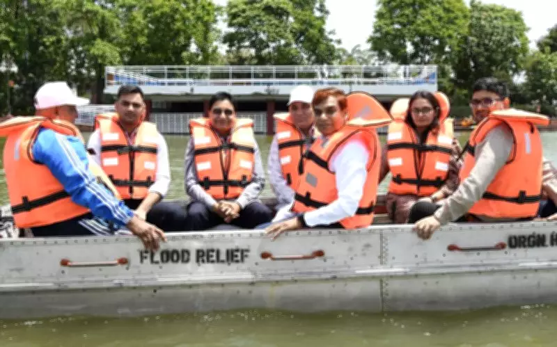 Flood Rescue Training for 130 Haryana Volunteers Begins at Brahma Sarovar