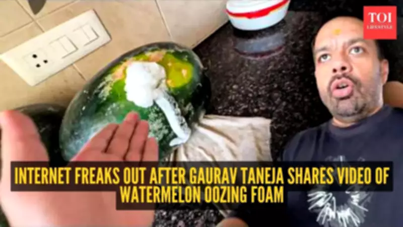 Flying Beast's Foaming Watermelon Video Sparks Chemical Fears Online