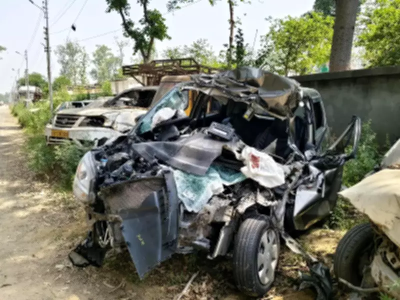 Four Dead in Meerut Car-Truck Collision on NH-9, Driver Dozed Off