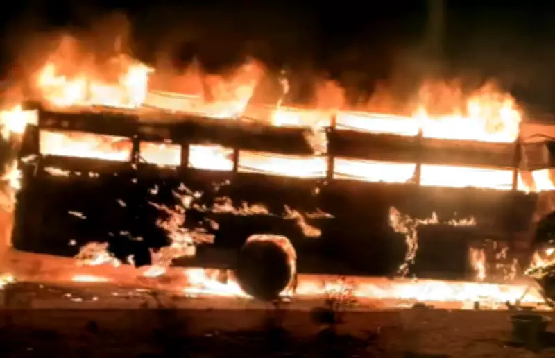 Four Killed, 10 Injured as Bus Hits Tanker on Rajkot Highway