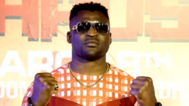 Francis Ngannou Jokes About Giving Jon Jones Business Advice at Fight Card