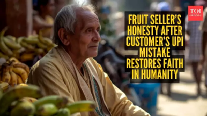 Fruit Seller Returns Rs 1500 After UPI Mistake, Wins Hearts Online