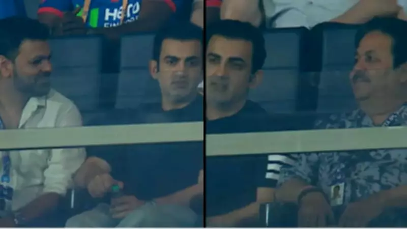 Gautam Gambhir attends KKR vs DC IPL match in Delhi, discusses with selector