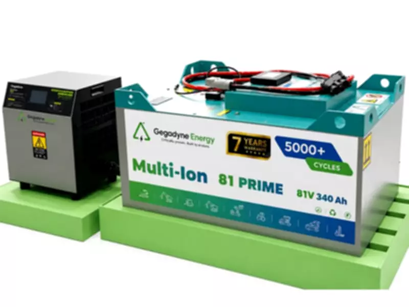 Gegadyne Energy Launches Multi-Ion Battery for Industrial Use
