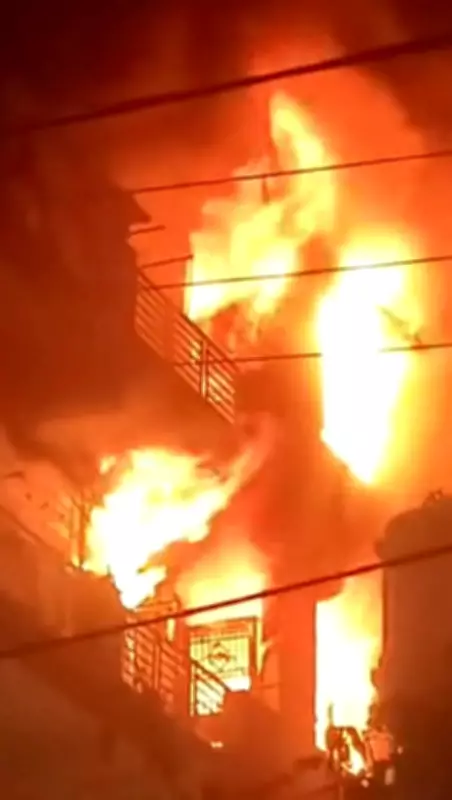 Ghaziabad Fire: 12 Stranded on Terrace Rescued After Short Circuit