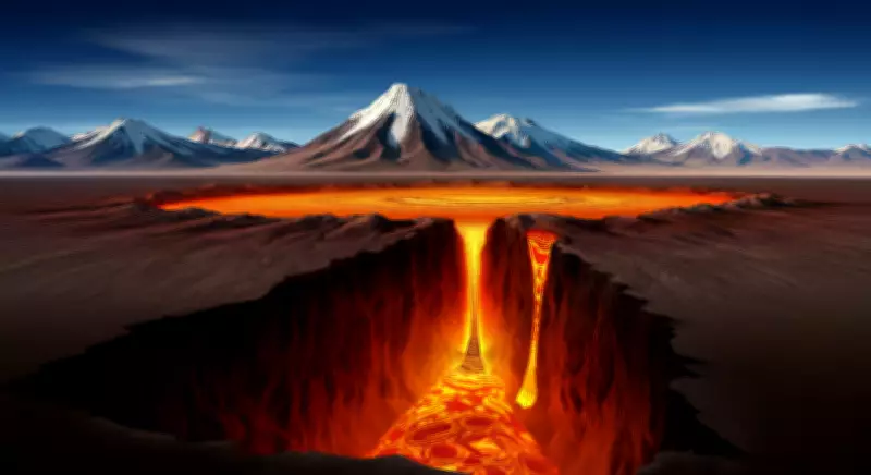 Giant Magma Reservoir Drives Uplift of Andes Mountains