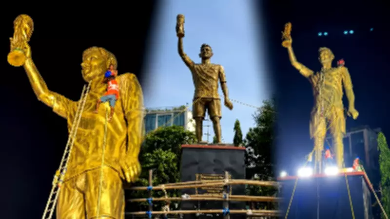 Giant Messi Statue in Kolkata to Be Removed After Swaying in Wind