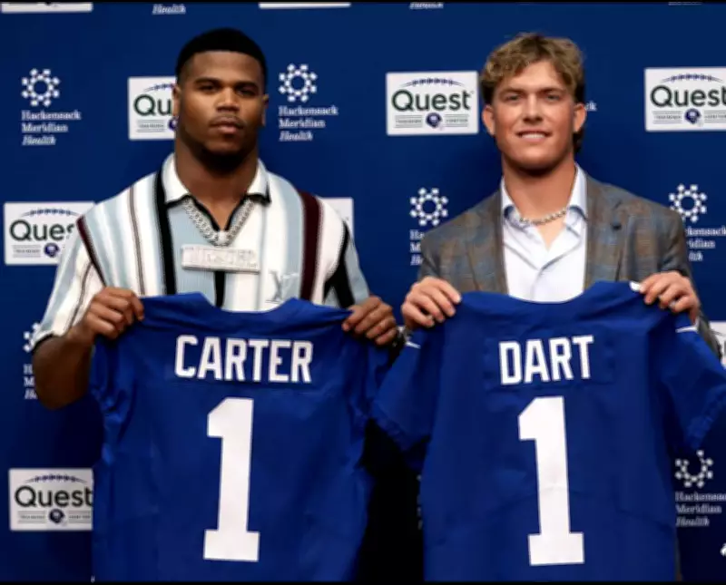 Giants QB Jaxson Dart Introduces Trump, Teammate Questions Move