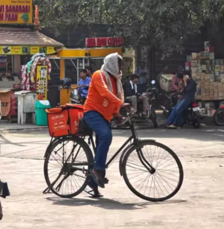 Gig Workers Battle Scorching Heat in Noida, Face Health Risks Daily