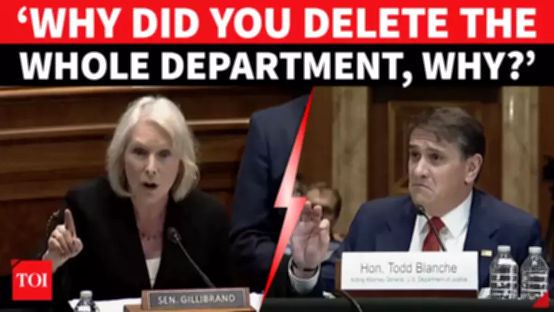 Gillibrand Clashes With AG Todd Blanche Over FBI Firings in Heated Senate Hearing