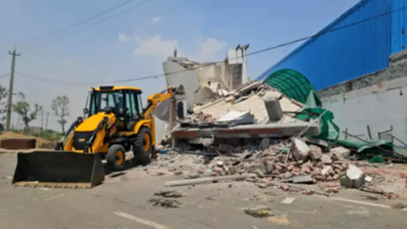 GMDA Demolishes Illegal Property Linked to Land Mafia in Gurgaon