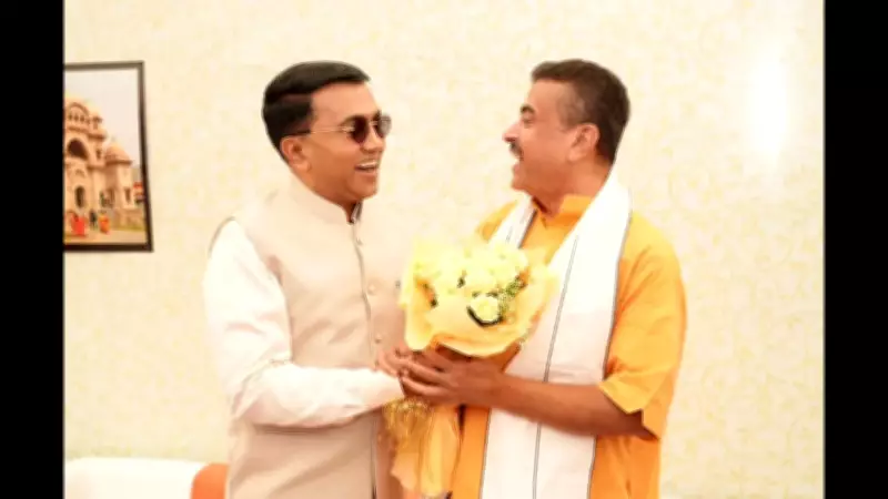 Goa CM Sawant Attends Suvendu Adhikari's Swearing-In as Bengal CM