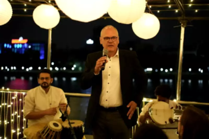 Goethe-Institut Kolkata Hosts Special Reception on Ganga Barge for Director Johannes Ebert