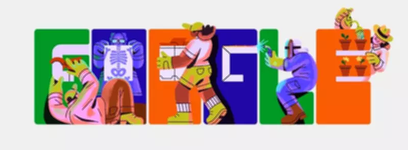 Google Doodle Honours Workers on Labour Day