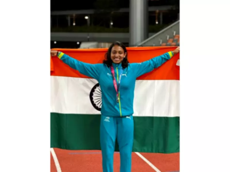 Gujarat Sprinter Kajal Vaja Wins Silver at Asian U-20 Athletics Championships