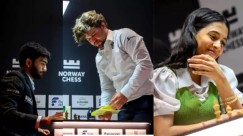 Gukesh Turns 20, Carlsen Wins Clash; Divya's Streak Ends at Norway Chess