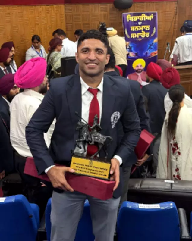 Gurdaspur Judoka Karanjit Mann Wins Maharaja Ranjit Singh Award