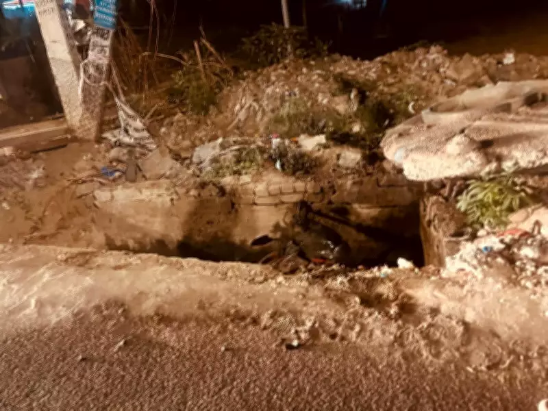 Gurgaon Man, Son Injured as Bike Falls Into Open Pit, Residents Allege Negligence