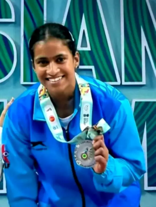 Gyaneshwari Yadav Wins Silver, Bronze at Asian Weightlifting Championship
