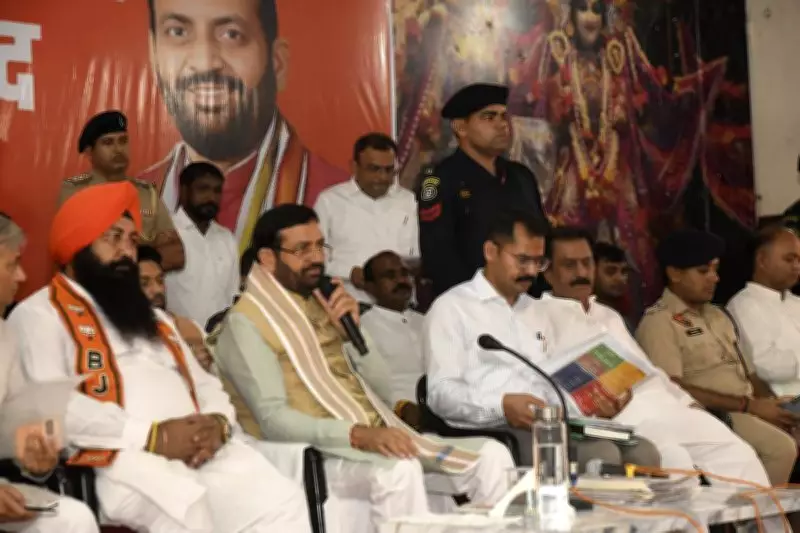 Haryana CM Saini Orders Action Against SDO, FIR Over Threats at Jan Samvad
