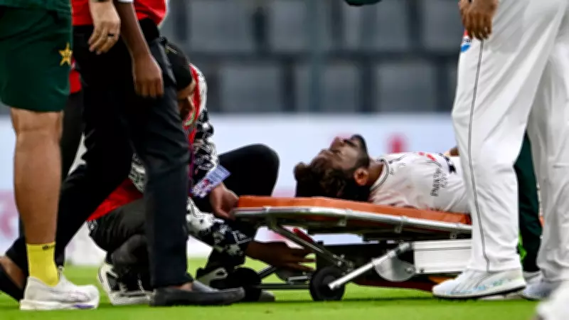 Hasan Ali stretchered off after blow to head in Ban vs Pak 2nd Test