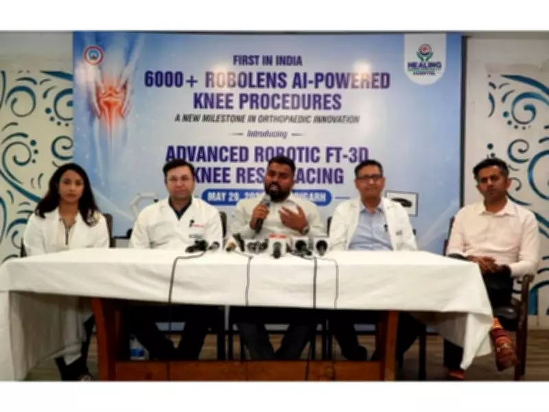 Healing Hospital Hits 6000 Robolens Knee Surgeries, Launches Advanced Robotic 3D Program
