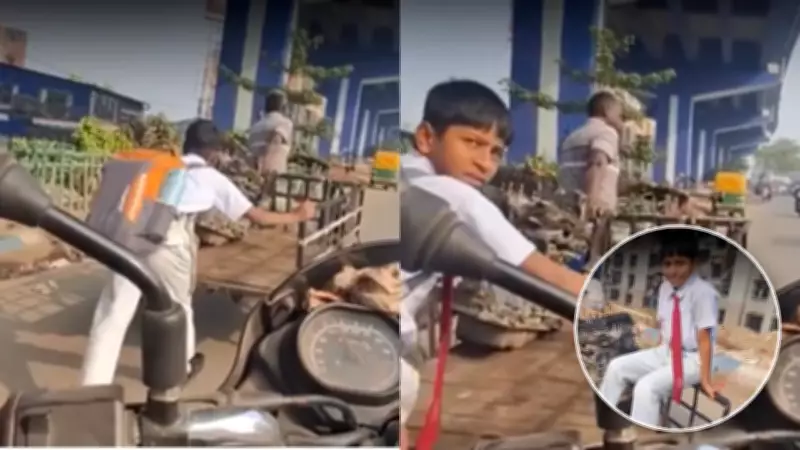 Heartwarming Video: Boy Helps Father Pull Cart in Scorching Heat, Teaches Empathy and Responsibility