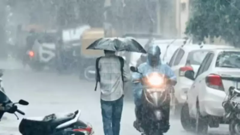Heavy Rain Cools Delhi-NCR, Yellow Alert Issued for Sunday