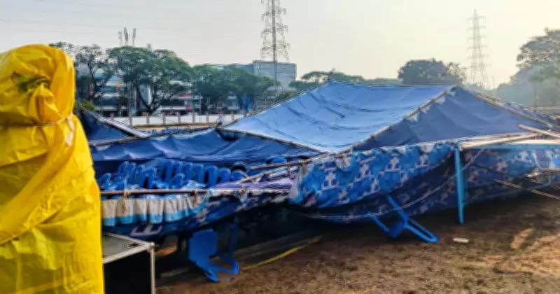 Heavy Rain Damages Crops, Power in Mandya and Halebid