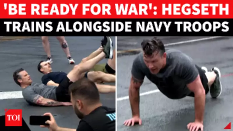 Hegseth Fires Up Navy Troops on USS Boxer, Warns Iran of U.S. Military Readiness