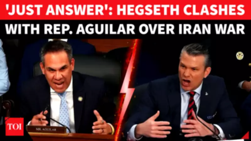Hegseth Silent as Aguilar Grills Him on Iran Ceasefire Cost and Terms