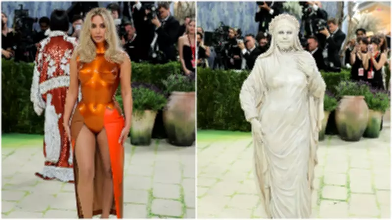 Heidi Klum, Kim Kardashian, Hudson William, Anna Wintour Wear Bold Looks at Event