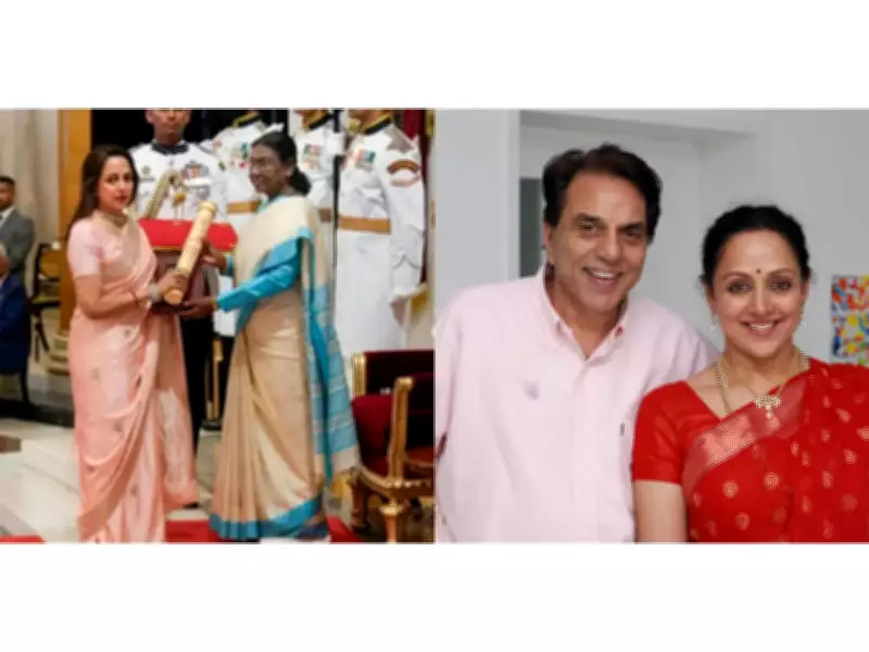 Hema Malini Overwhelmed Receiving Dharmendra's Padma Vibhushan