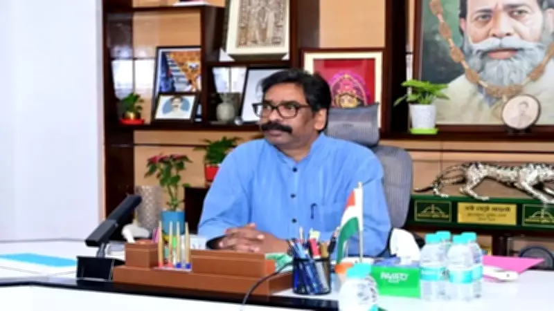 Hemant Soren Reviews Water Resources and Finance Departments in Ranchi