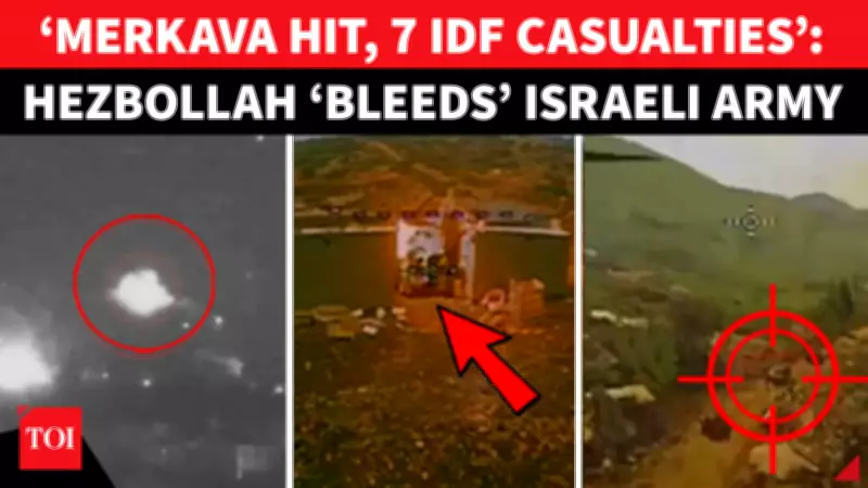 Hezbollah Claims Direct Hits on Israeli Troops, Destroys Merkava Tank
