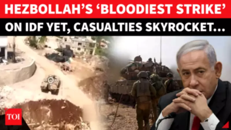 Hezbollah Drone Attack Wounds 12 Israeli Soldiers in Escalation Along Lebanon Border