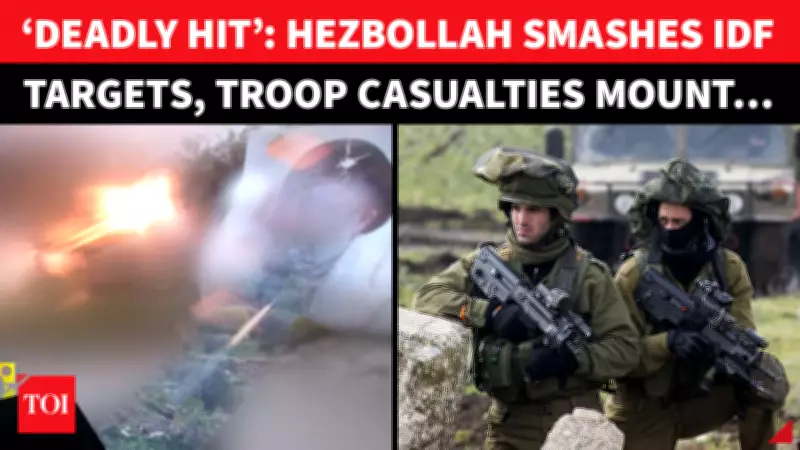 Hezbollah Rockets Hit IDF Soldiers in Escalating Border Conflict