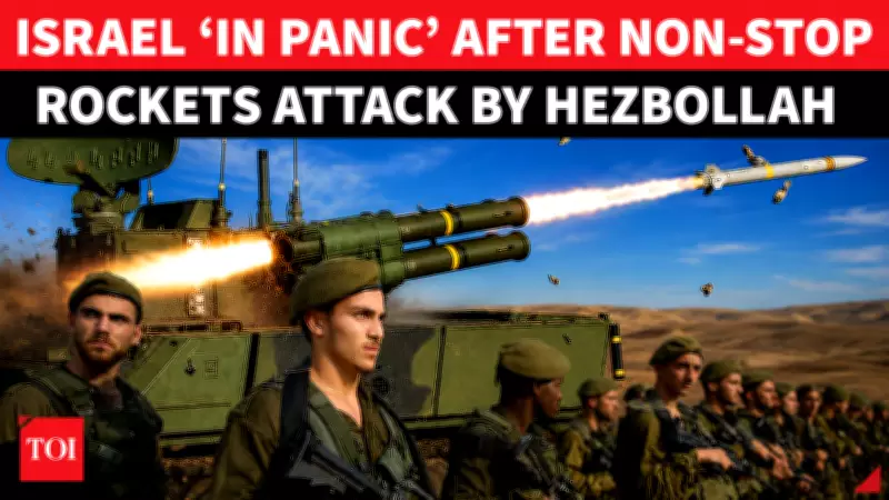 Hezbollah Strikes IDF with Rockets and FPV Drone Hits Iron Dome